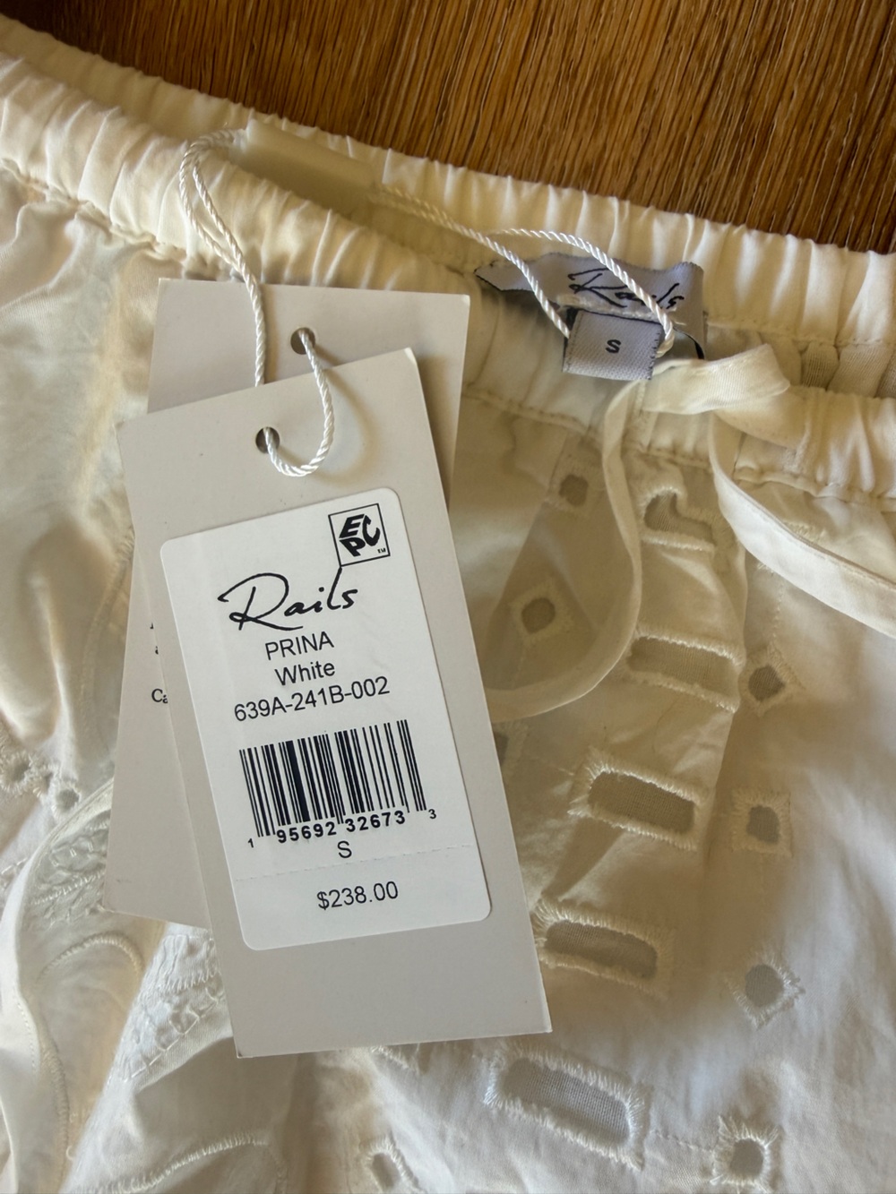 Rails Prina White Midi Skirt